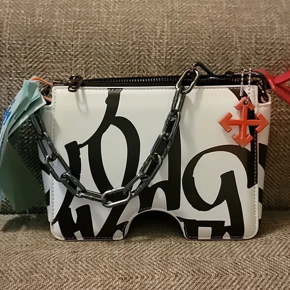 Black and White Designer Women's Bag NWT